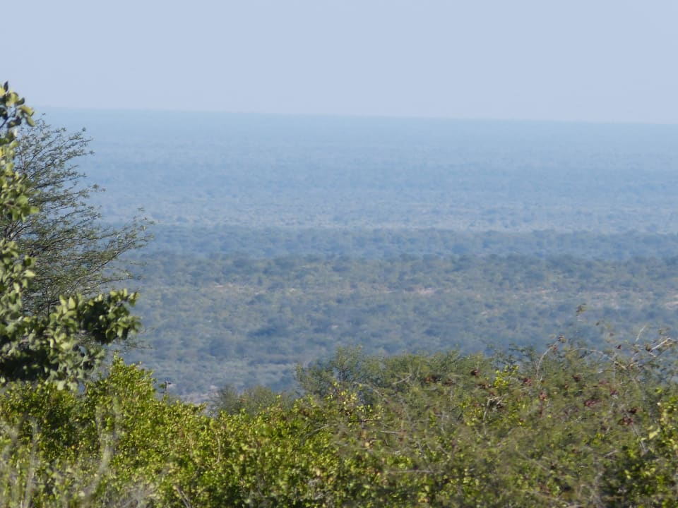 Blick von der Terrasse Kalahari Bush Breaks Lodge