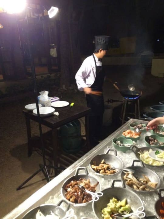 Mongolischer Grill Meeresfrüchte Seaview Khao Lak Resort