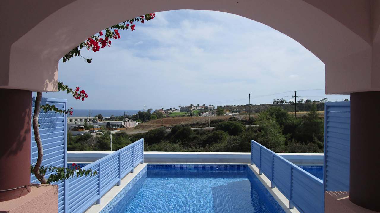 Aussicht aus unserem Zimmer Mitsis Rodos Village