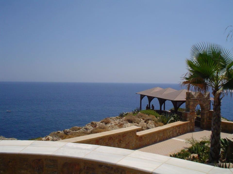 panorama dal ristorante Hotel Kalithea Horizon Royal