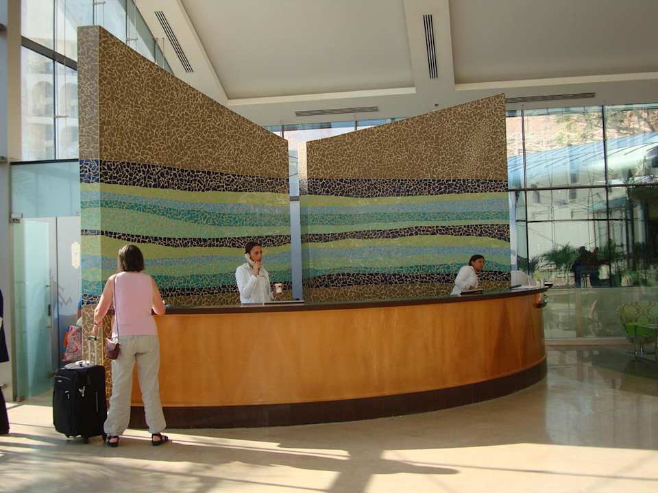 Rezeption Hotel Oasis Dead Sea