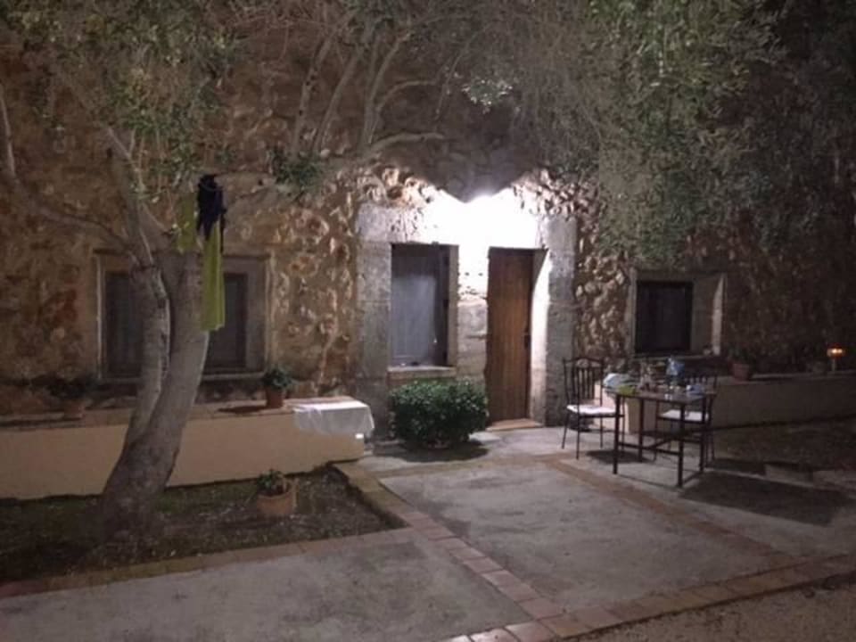 Abendstimmung auf der Terrasse Finca Son Guardiola