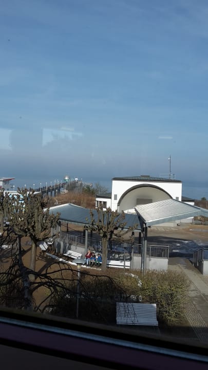 Ausblick vom Liftcafe auf die Ostsee Hotel Asgard