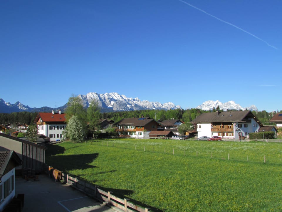 Blick aus einem Hotelzimmer Gasthof Schöttlkarspitz