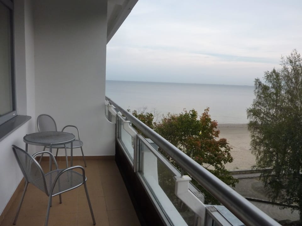 Sicht von unserem Balkon Baltic Beach Hotel and Spa Luxury
