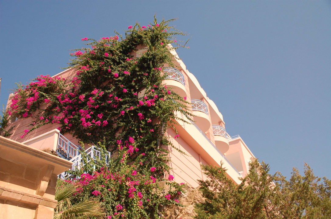Blick auf`s Hotel Mitsis Rodos Village