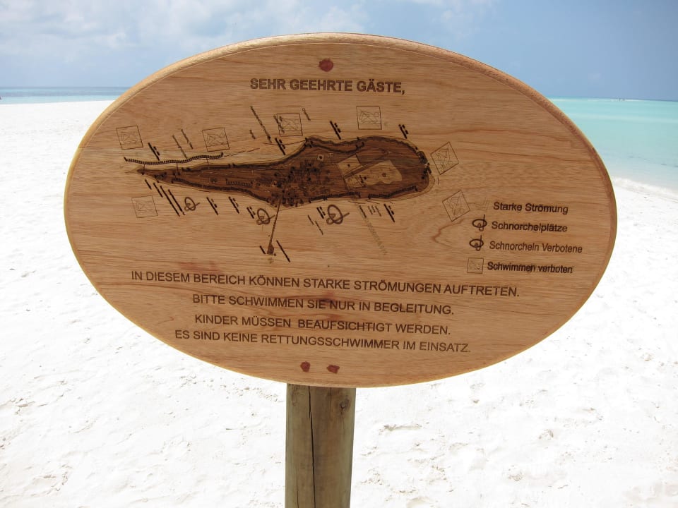 Wo darf ich schwimmen / schnorcheln  Kuredu Island Resort & Spa