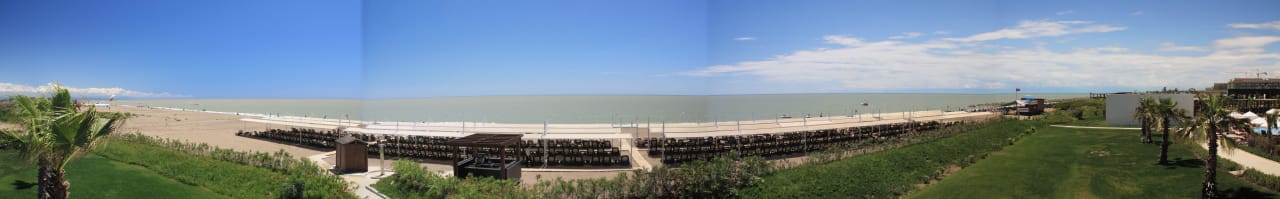 Panoramaansicht des Strandes  Sherwood Dreams Resort
