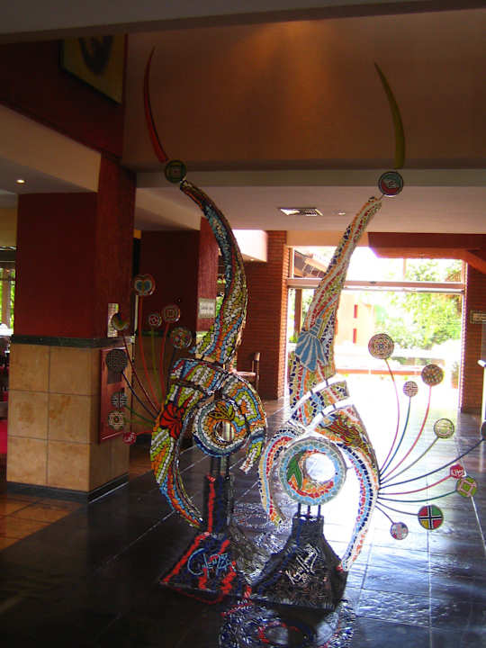 Lobby mit künstlerischem Flair Hotel Camino Real