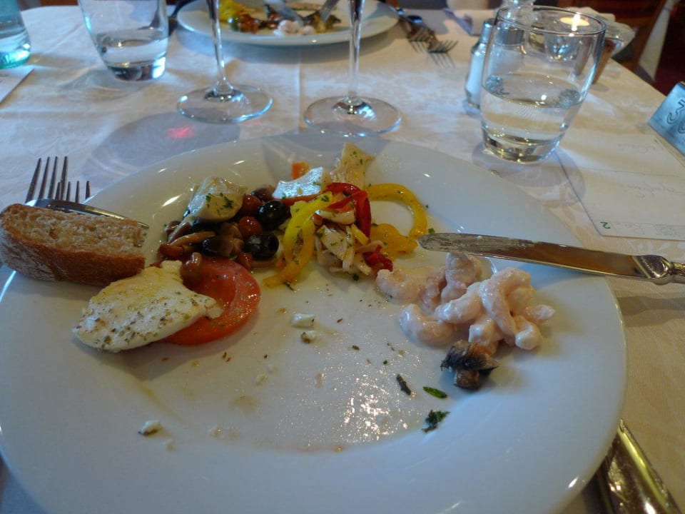 Abendessen  Hotel Evaldo