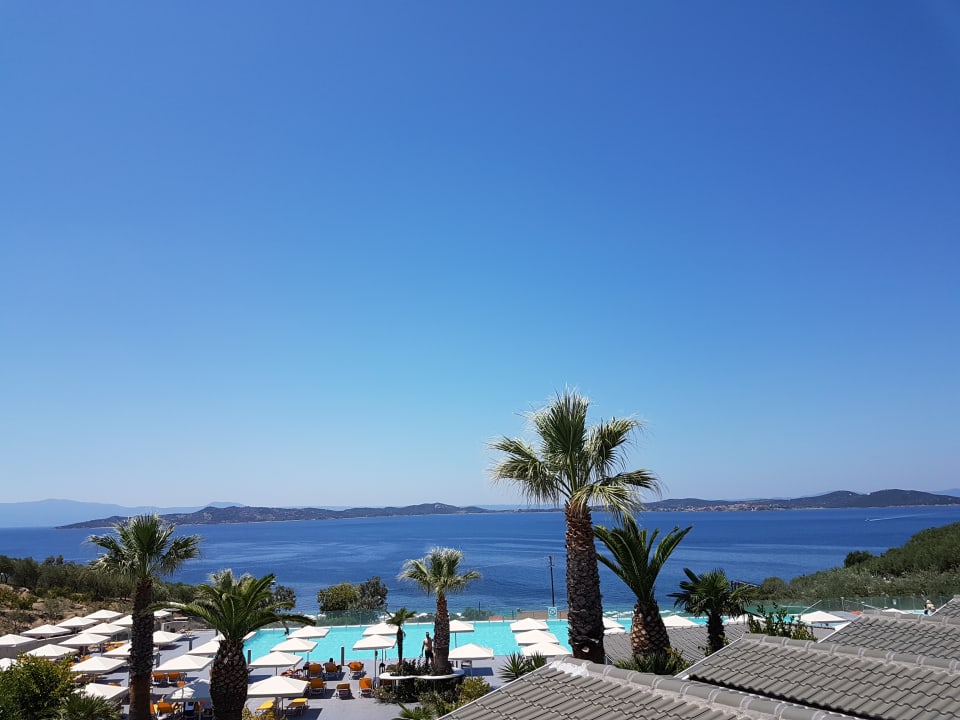 Ausblick Akrathos Beach Hotel