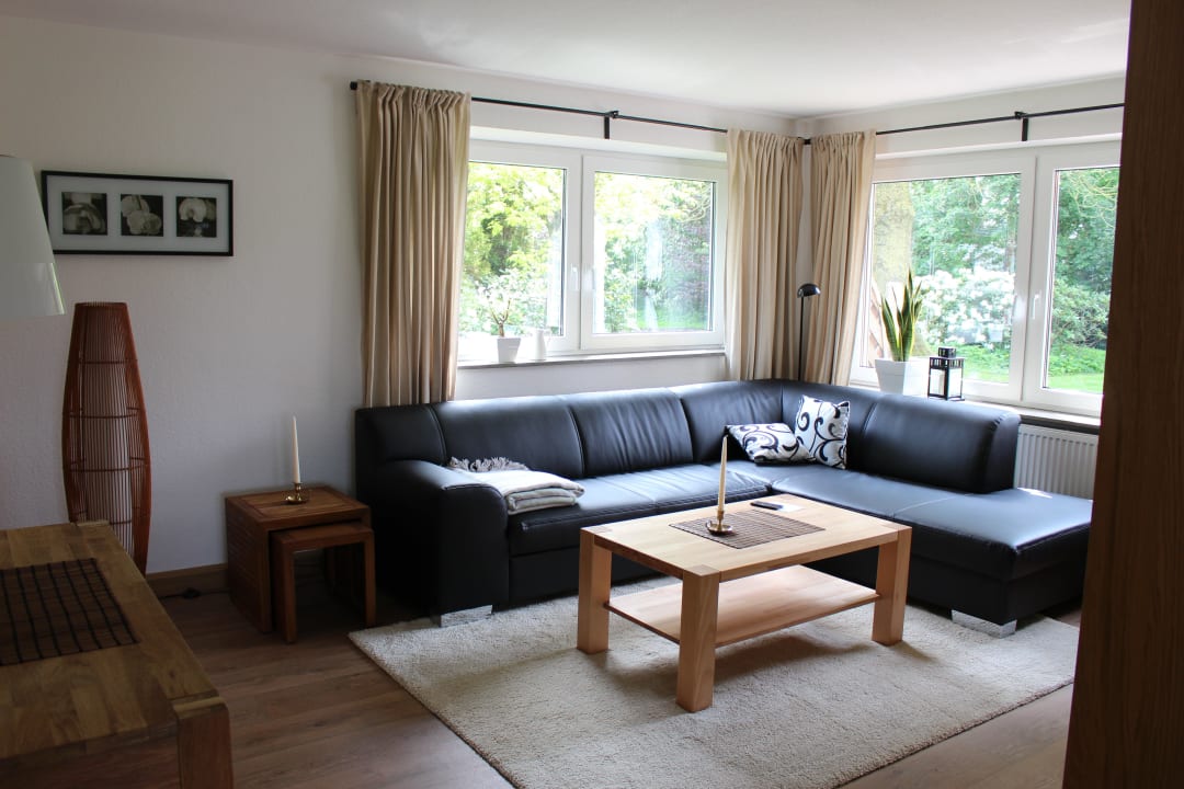 Wohnzimmer Ferienhaus Friedas Huuske