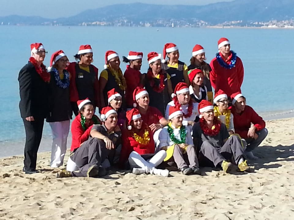 Weihnachtsstimmung am Strand allsun Hotel Pil-lari Playa