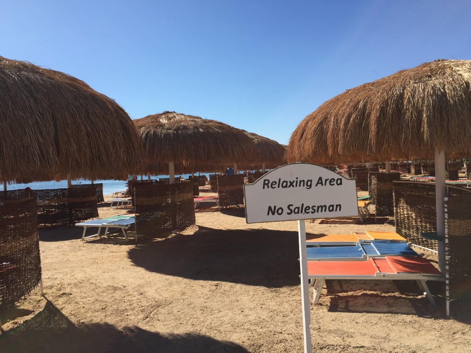 Ruhezone am Strand, neue Liegen Sentido Caribbean World Soma Bay