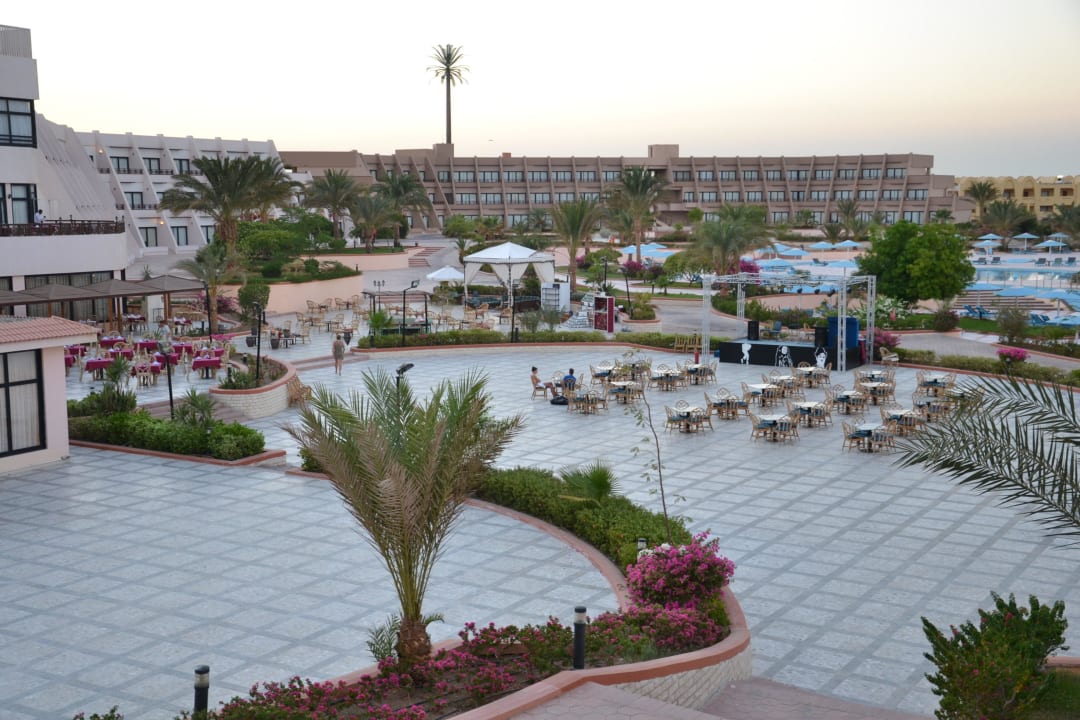 Terrasse vom Restaurant Pharaoh Azur Resort