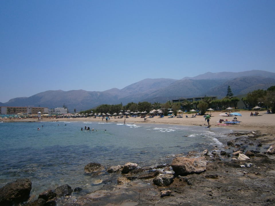 Strand (Hotelanlage rechts) Phãea Cretan Malia