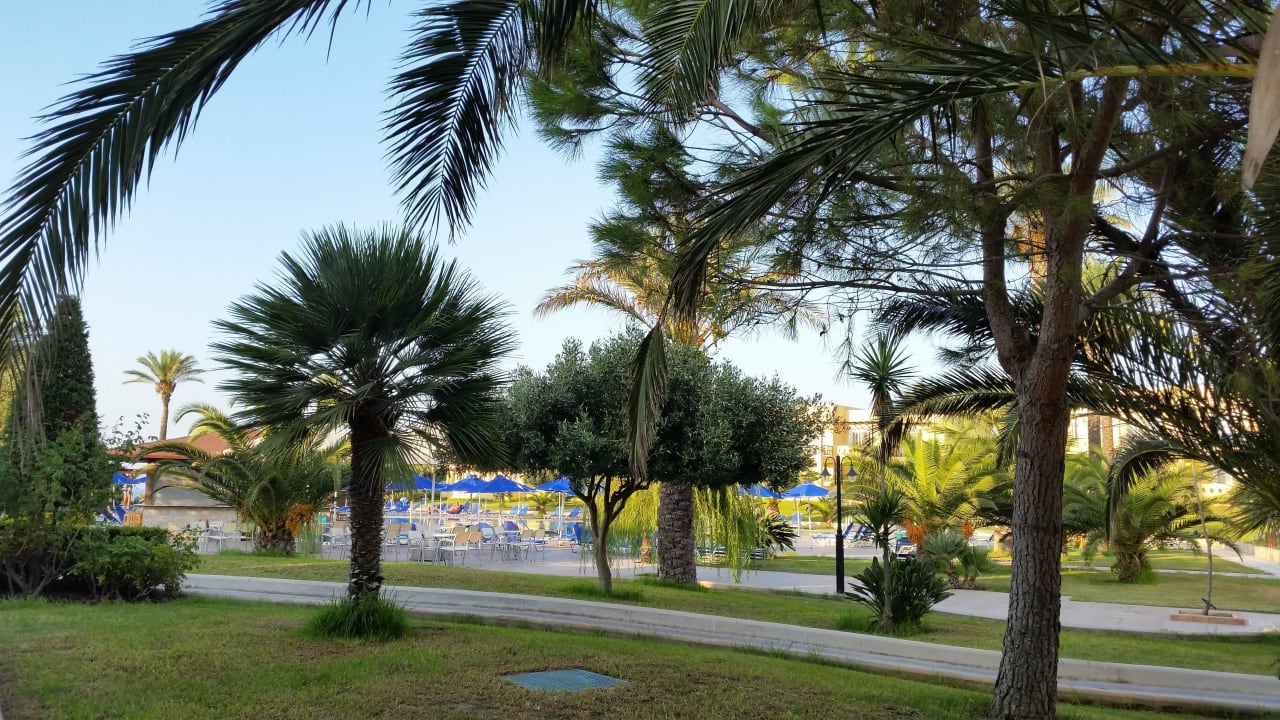 Unser Weg zum Restaurant Hotel Horizon Beach Resort