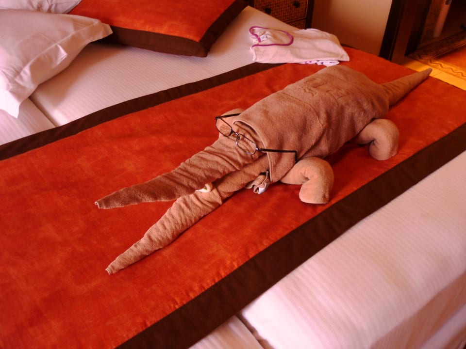 Bettendekoration Hotel Riu Touareg