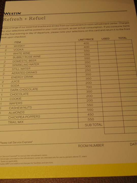 Sonstiges Hotel The Westin Chennai Velachery