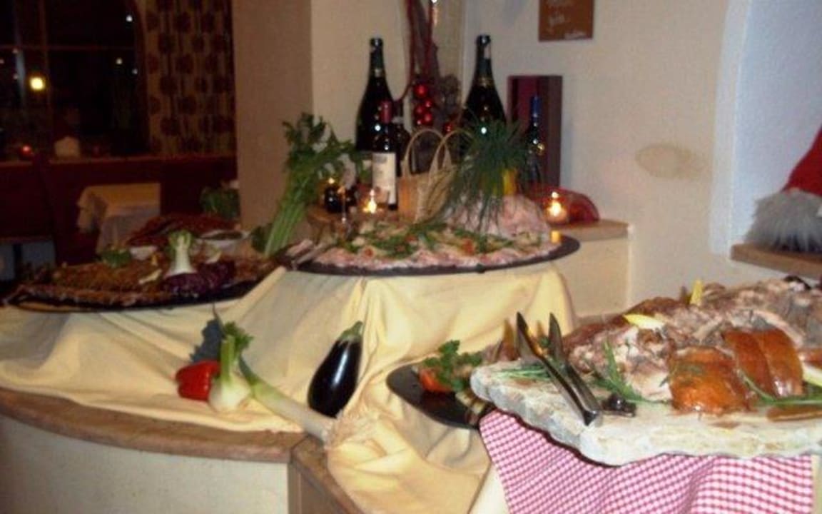 Vorspeisenbüffet am ersten Abend Alphotel Tyrol
