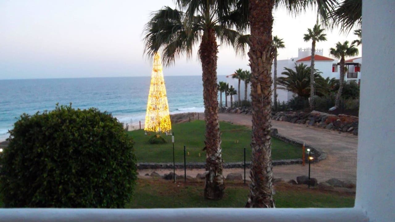 Weihnachtsbaum Ausblick vom Zimmer Club Jandia Princess
