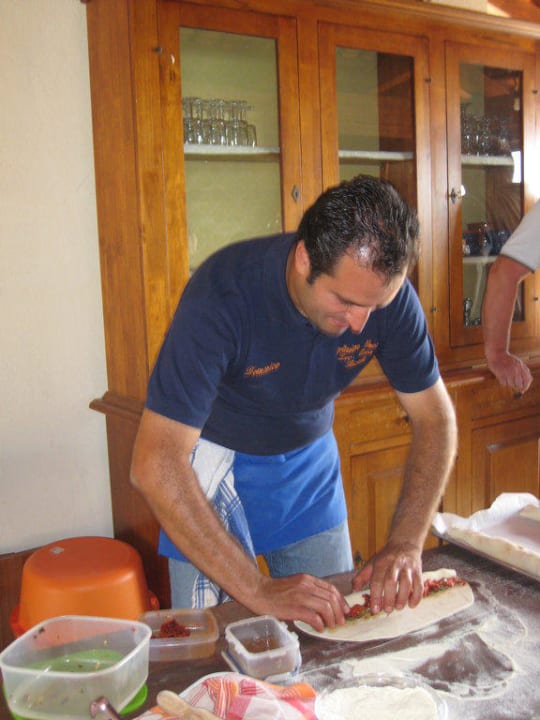 Kochen mit Gästen Agriturismo Ninea