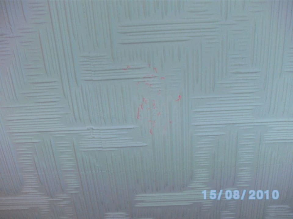 Zimmerdecke Hotel Hubertus