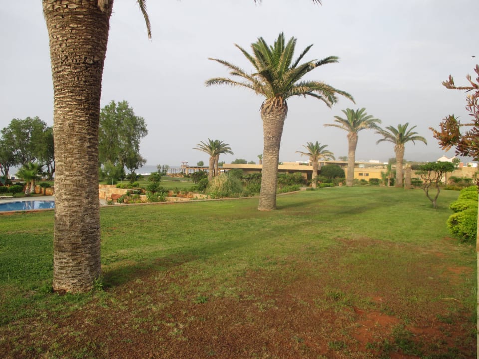 Blick vom Zimmer Kernos Beach Hotel & Bungalows