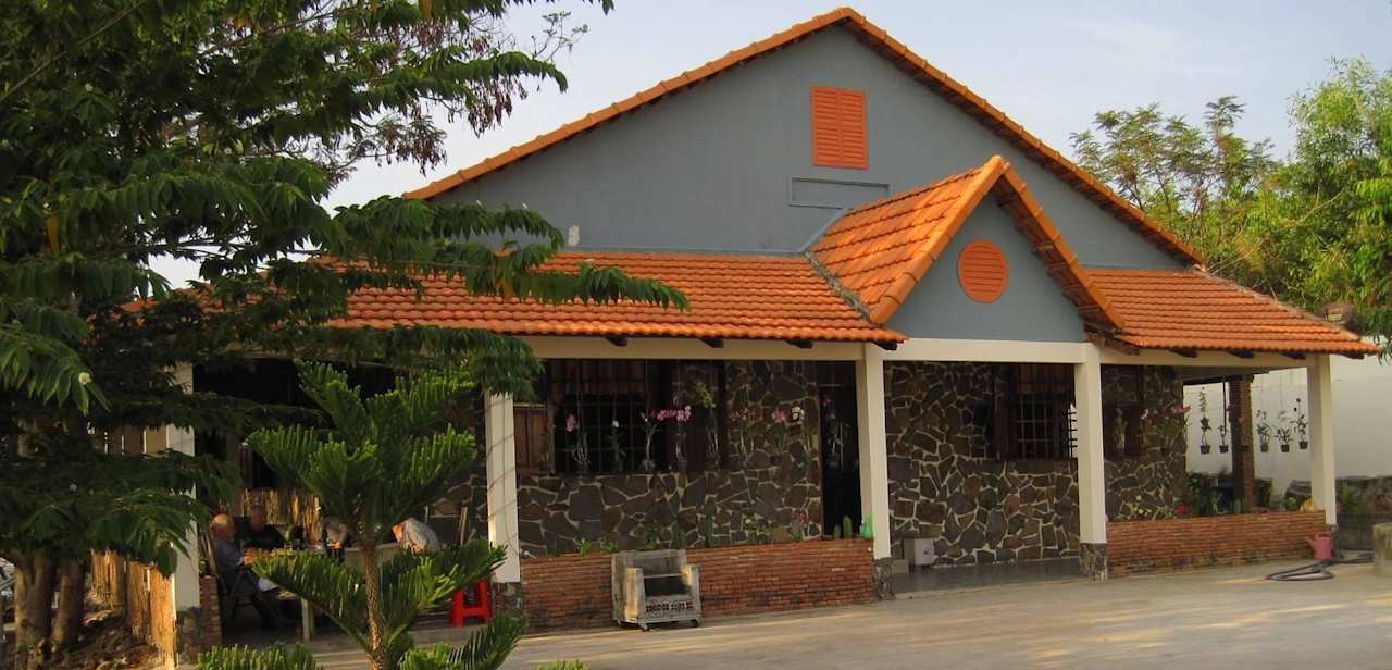 Eingangsbereich des Haupthauses Mountain Hill Appartement Phu Quoc