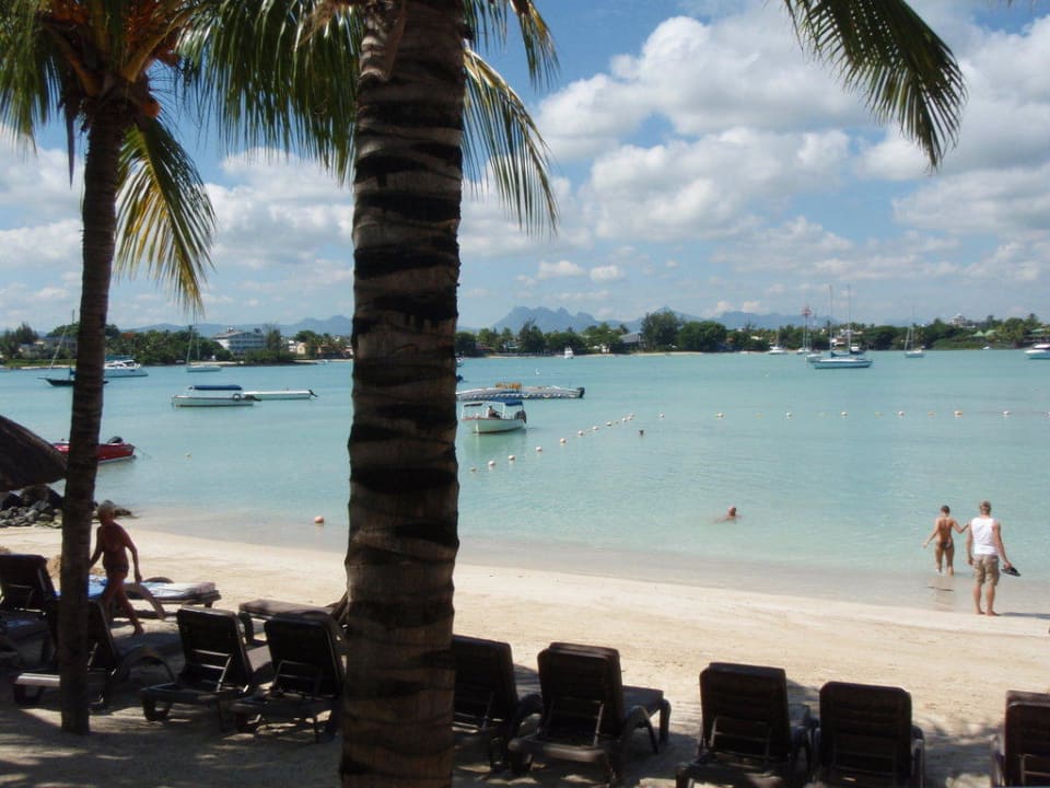 Aussicht auf den Strand Mauricia Beachcomber Resort & Spa