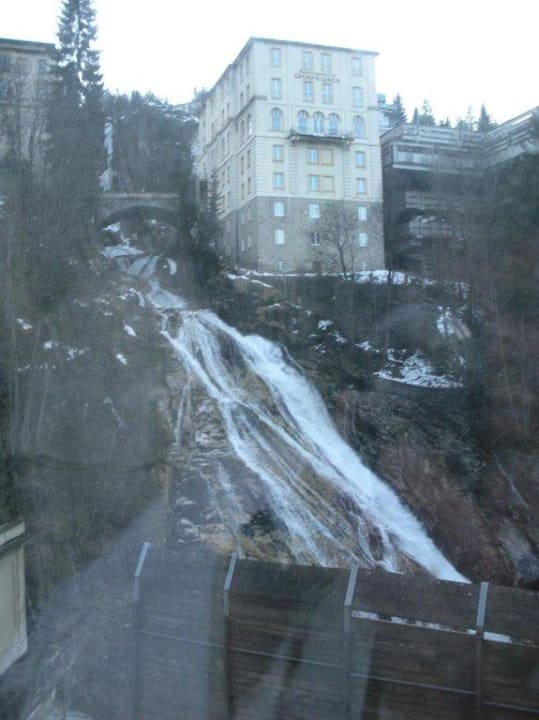 Ausblick vom Wellnessbereich Sanotel Bad Gastein