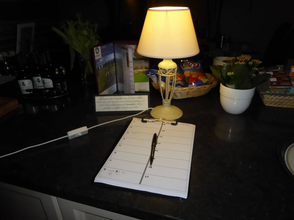 Getränkekarte pro Zimmer Hotel Eifelland