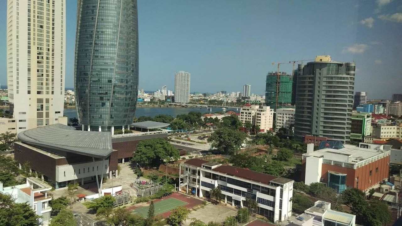 Blick auf Song Han River Da Nang Han River Hotel
