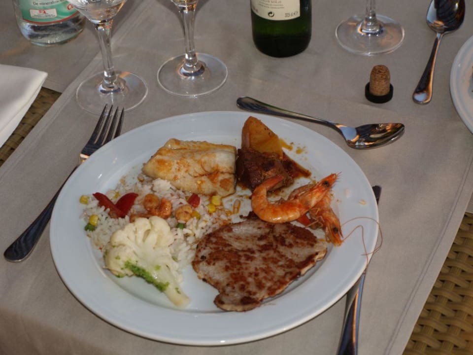 Menue nach eigenem Geschmack  zusammengestellt Barceló Punta Umbría Beach Resort