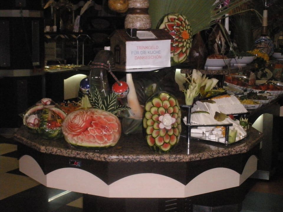 Deko am Büffet Hotel Orfeus Park