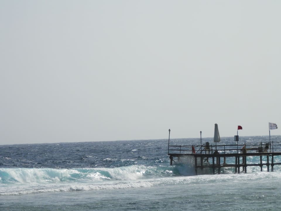 Rote Flagge Three Corners Sea Beach Resort