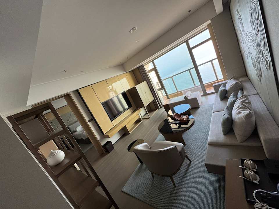 Zimmer Hotel Crowne Plaza Yantai Sea View