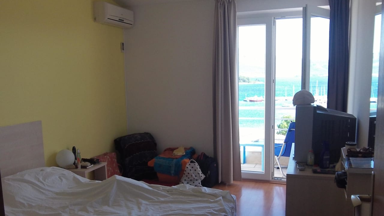 Mit Blick zum Balkon Hotel Borik
