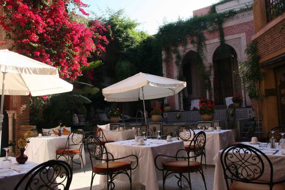 Das "Open-Air" Restaurant Hotel Riad Palais Sebban