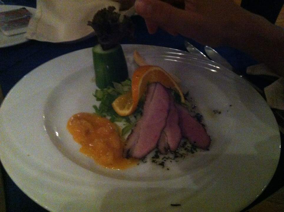 Ente als Vorspeise im Restaurant Fusion The Grand Hotel Sharm El Sheikh