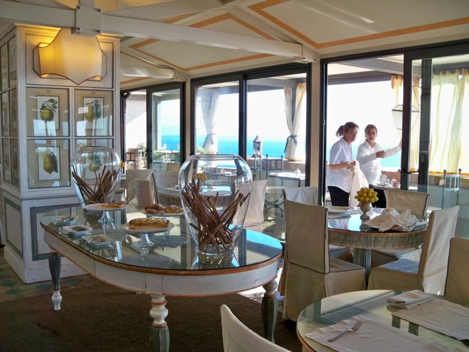 The roof top Sicilian character restaurant  Hotel Villa Carlotta