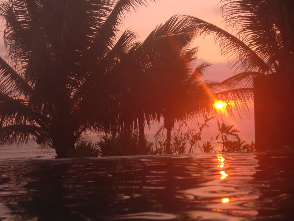 Ausblick von Terrasse Ocean Villa Soori Bali Hotel
