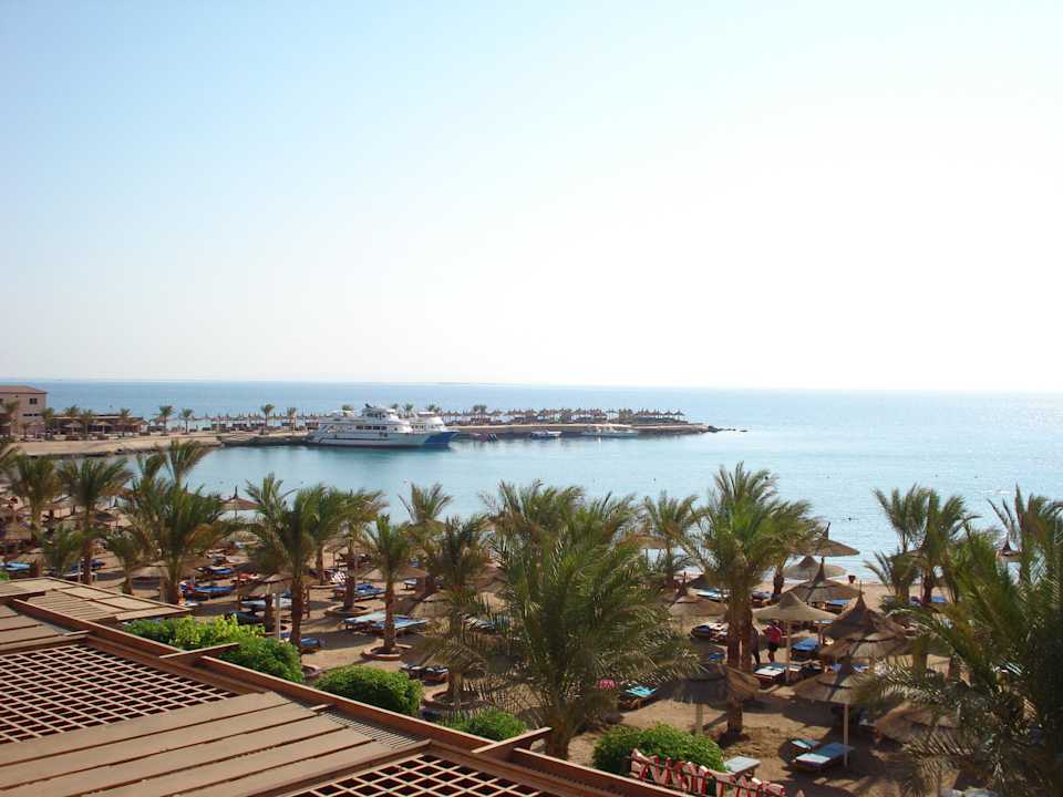 Hotelstrand; vom Balkon/Zimmer 3039 Beach Albatros Resort