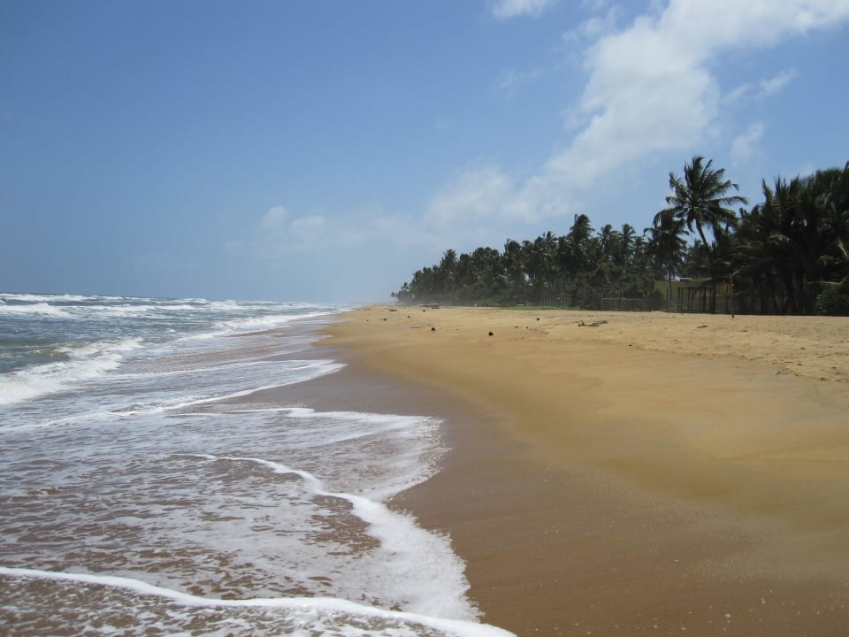 Strand nach links (wenn man zum Hotel schaut) Mermaid Hotel & Club