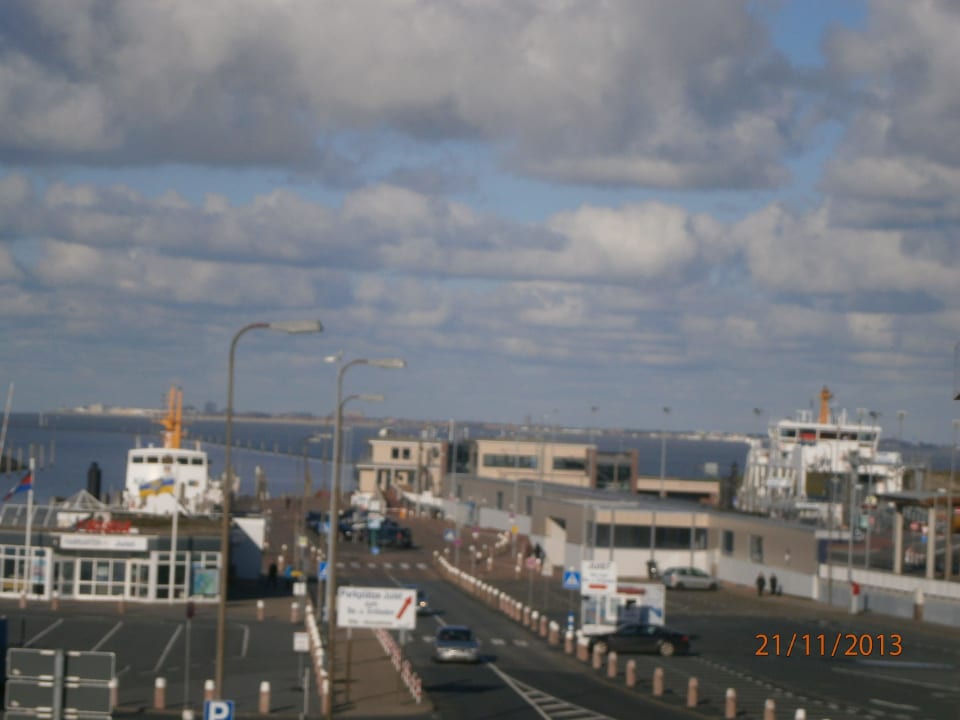 Blick vom Balkon Hotel Fährhaus