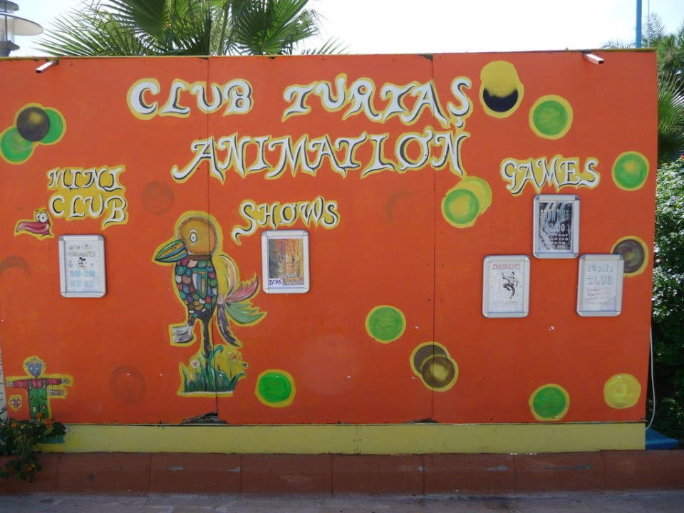 Informationstafel Club Turtas Beach Hotel