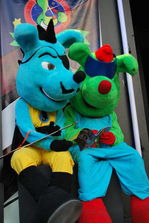 Bufo das Maskottchen für Kinder Zafiro Mallorca