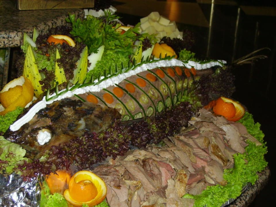 Teil des Büffete Hotel Orfeus Park