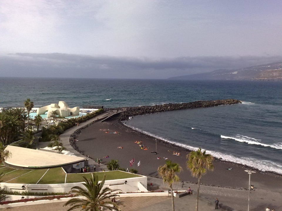 Ausblick vom Balkon Richtung Osten H10 Tenerife Playa