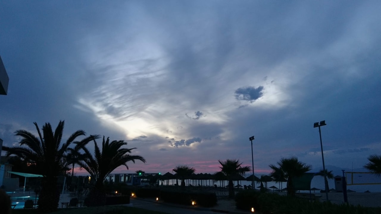 Ausblick Atlantica Marmari Palace